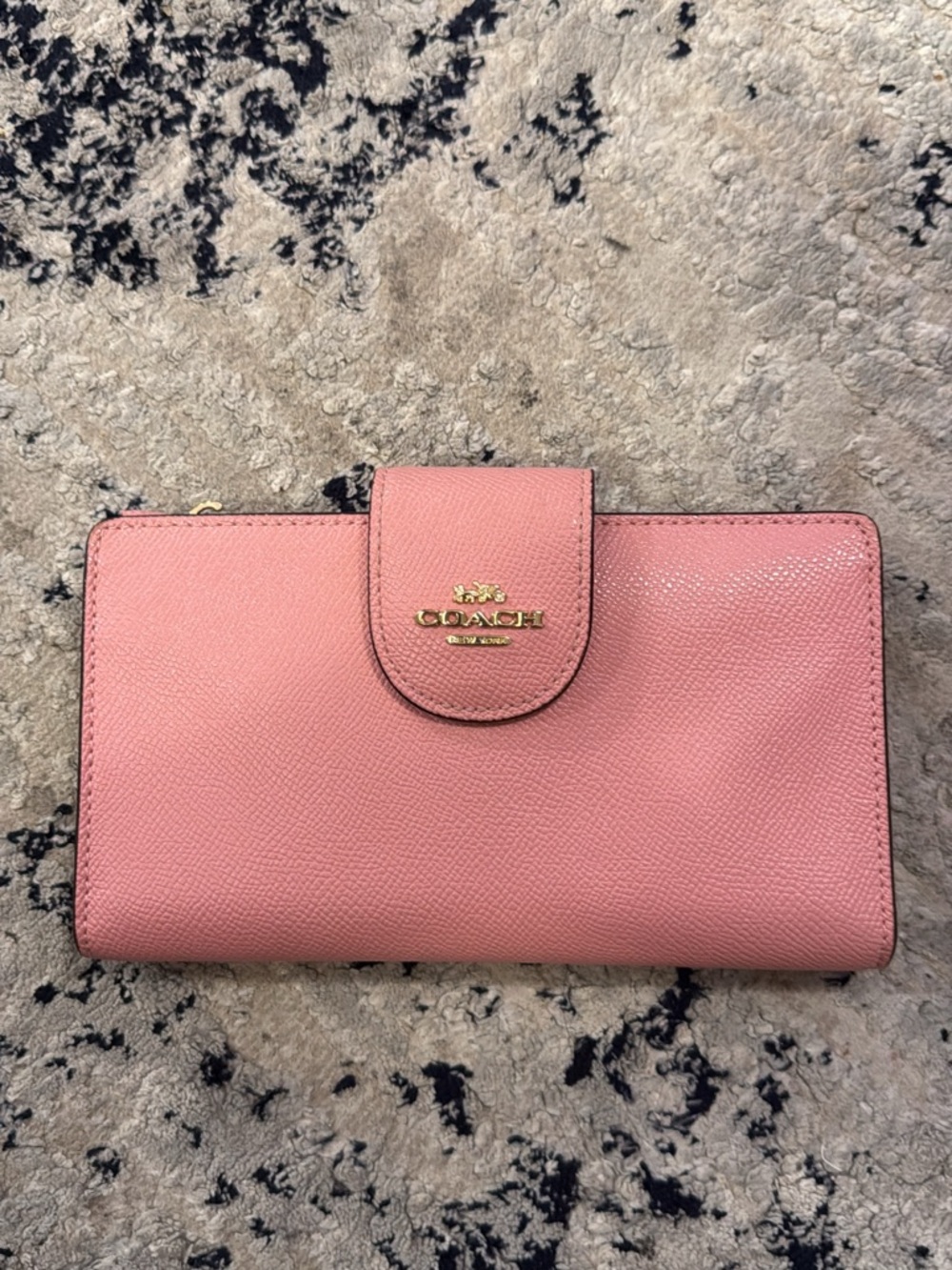 Coach Pink Foldover Wallet